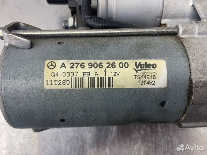 Стартер Mercedes S-Class W221 M276 3.5I 2011