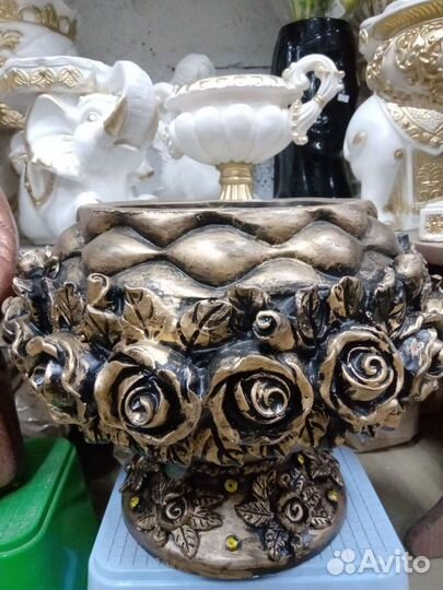 Вазон под бронзу