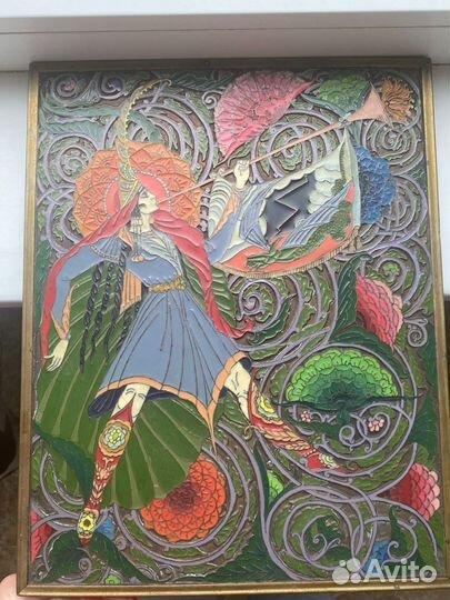 Панно чеканка СССР находится в г. Пятигорске