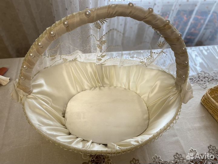 Корзинка для подарков на свадьбу