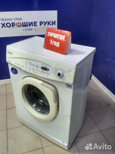 Стиральная машина бу samsung с гарантией 1 год