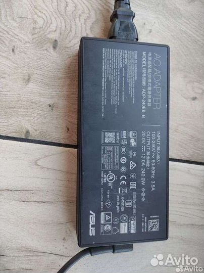 Блок питания для ноутбука asus ROG 20V 240W