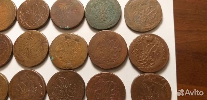 Подборка гуртовых двушек 18 века