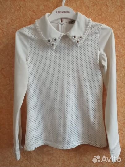 Блузка школьная на рост 140 см