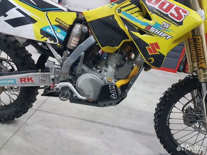 Защита картера и прогрессии Suzuki RM 250 2T (2008