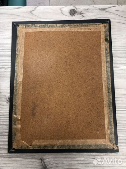 М3.Картина Цветок Солома 30х38