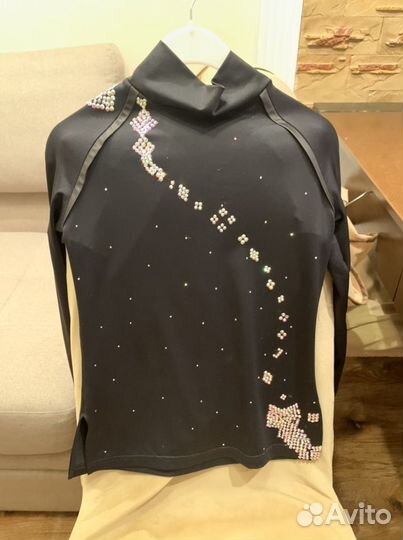 Латинская рубашка для бальных танцев 144-152