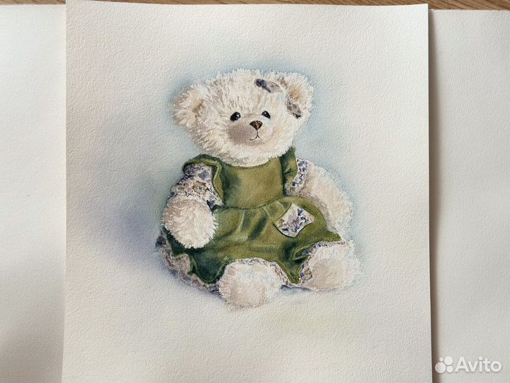 Акварель в детскую, декор