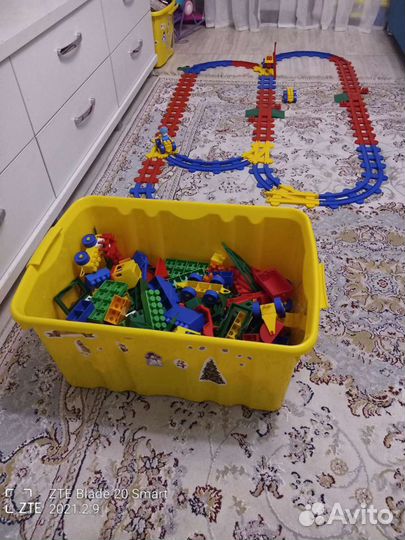 Bauer железная дорога с конструктором