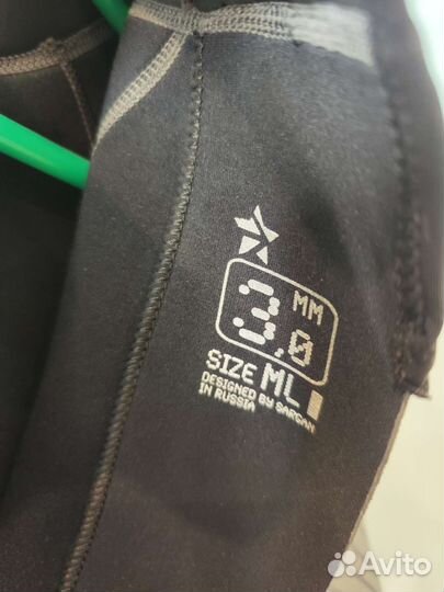 Гидрокостюм Sargan 3мм неопрен