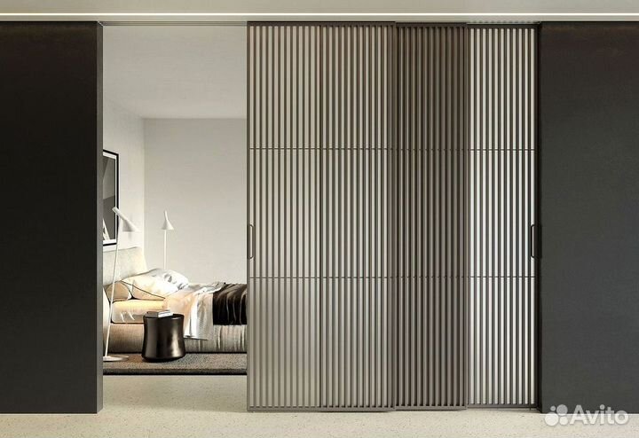 Реечные раздвижные перегородки