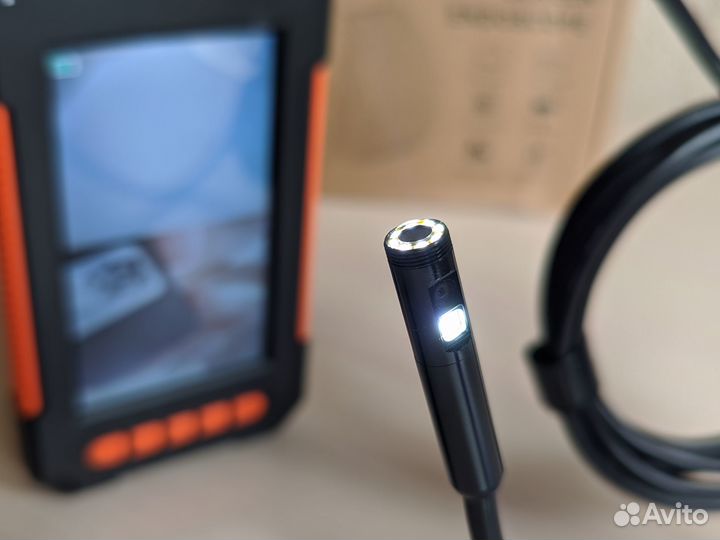 Эндоскоп 8мм с экраном 4.3
