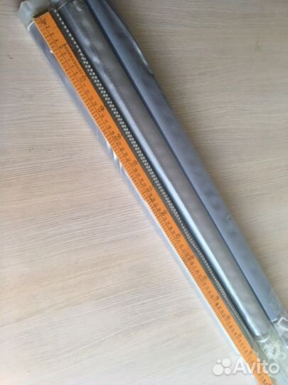 Рулонная штора blackout 70 (73) см серый металлик