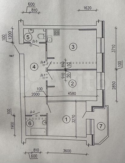 2-к. квартира, 58,9 м², 3/12 эт.