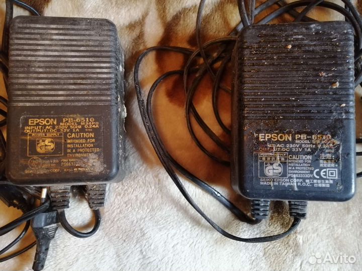 Принтер для печати чеков Epson блок питания