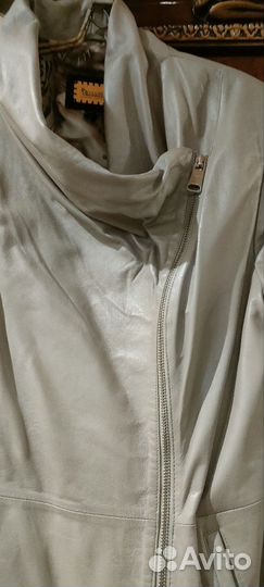 Куртка демисезонная женская кожаная р50 Турция