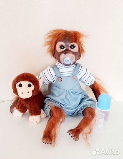 Кукла реборн обезьяна Тимон