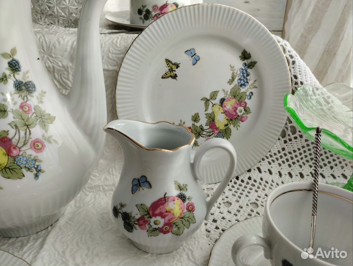 Сервиз чайный Фрукты ГДР