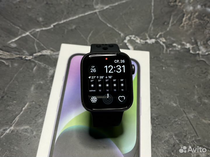 Часы Apple Watch 4 44 mm 87 акб