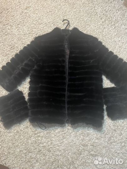 Шуба женская натуральная из кусков норки