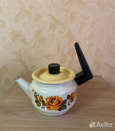 Заварочный чайник эмалированный