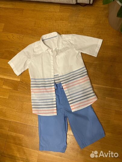 Mothercare рубашка и шорты