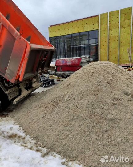 Песок речной с доставкой