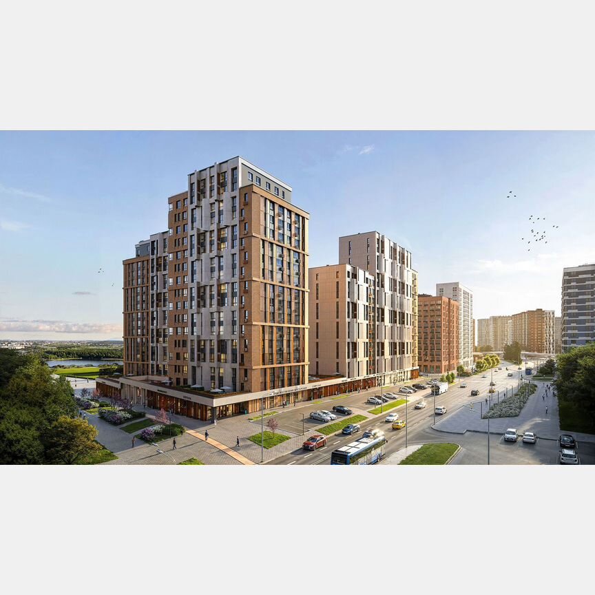 1-к. квартира, 33,3 м², 11/17 эт.