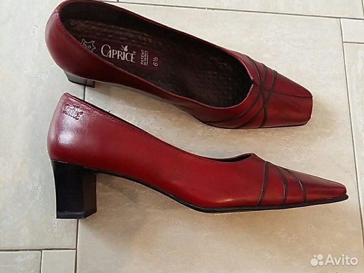 Туфли натур кожа Caprice