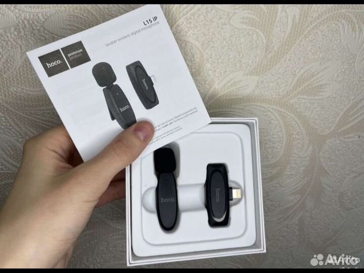 Петличный микрофон Hoco (новый)