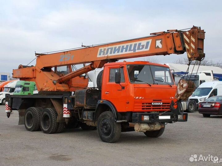 Аренда и услуги автокрана, 25 т, 21 м