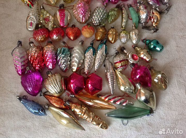 Елочные игрушки винтаж