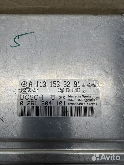 Блок управления двигателем на Mercedes W164 ML GL