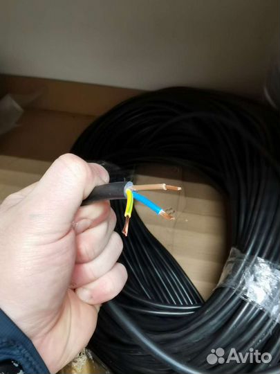 Кабель сетевой для питания Asic 3*1.5, разъём с19