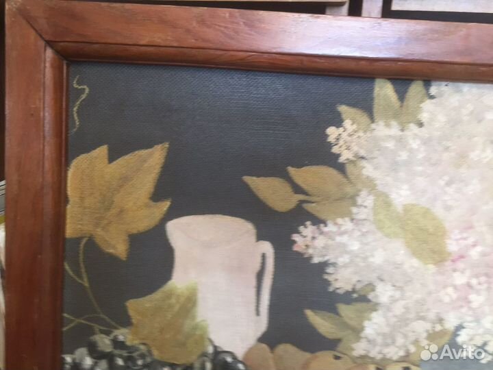Картина СССР «Фрукты цветы» большая