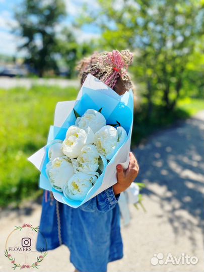 Пионы Цветы доставка Flowers124