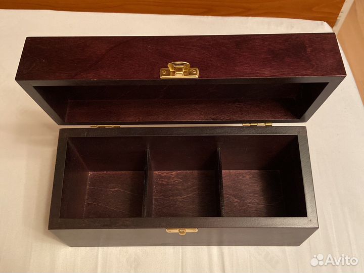 Деревянные шкатулки для чая и мелочей