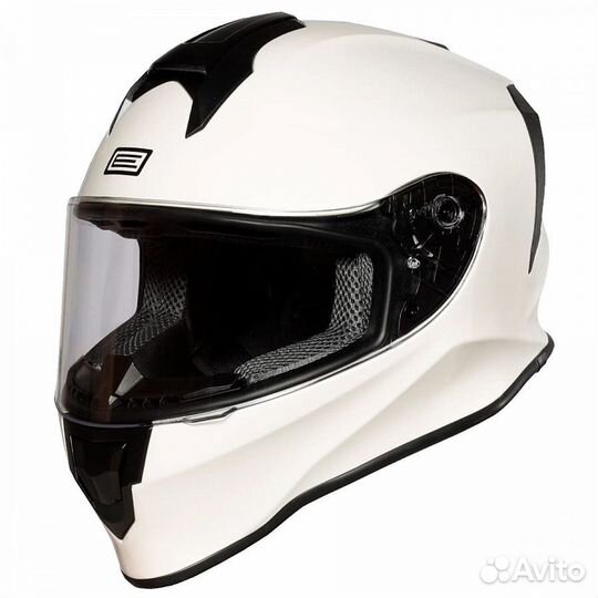 Шлем интеграл origine dinamo Solid белый глянцевый
