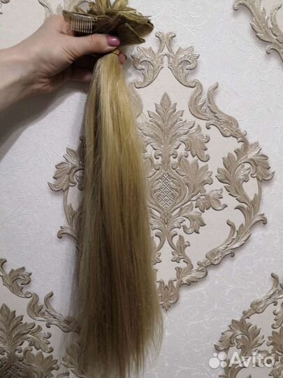 Волосы на заколках