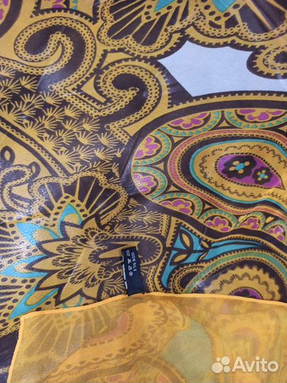 Платок большой шелковый etro италия