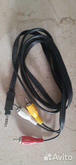 Scart штекер - RCA 3 гнезда Переходник