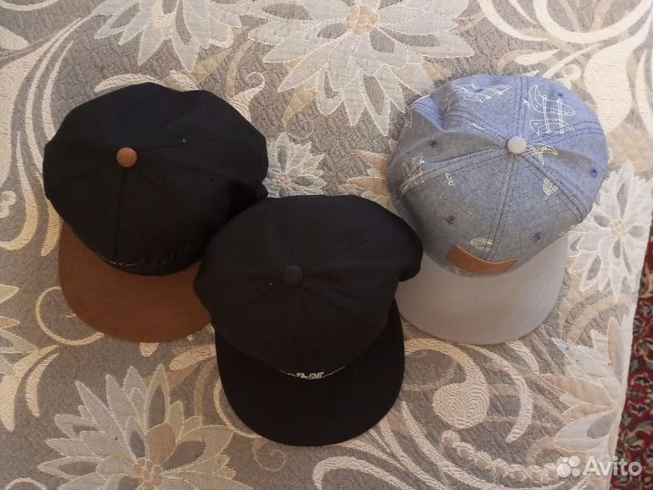 Кепка реперская с прямым козырьком