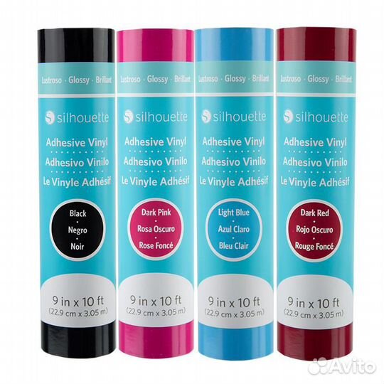 Глянцевая самоклеящаяся пленка 22.9 см Розовый