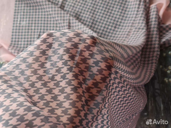 Платок Батист Модал Christian Dior розовый новый