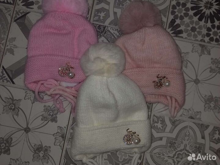 Шапка для новорожденного от 0-12 мес