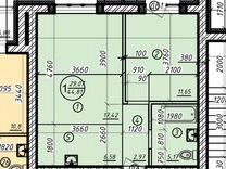 1-к. квартира, 44 м², 3/3 эт.