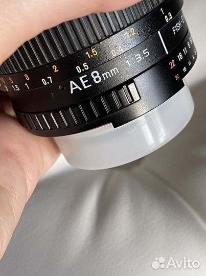 Объектив samyang Fish-Eye CS 8 mm f/3.5 б/у