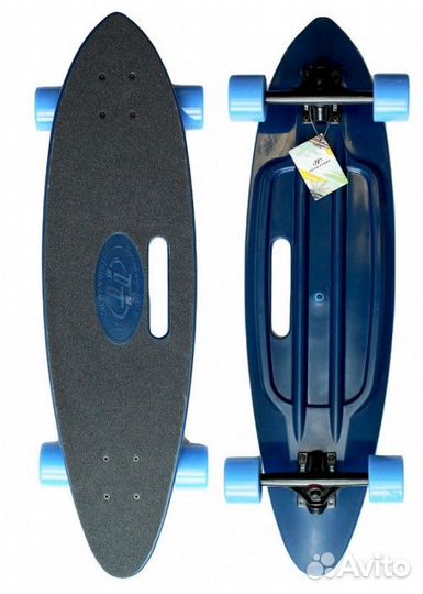 Скейт-Пениборд TechTeam Fishboard 31 blue
