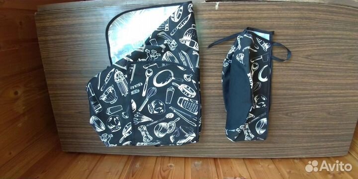 Кухонный фартук и шапочка