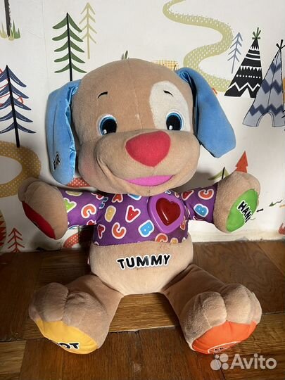 Умный щенок Tummy от fisher price